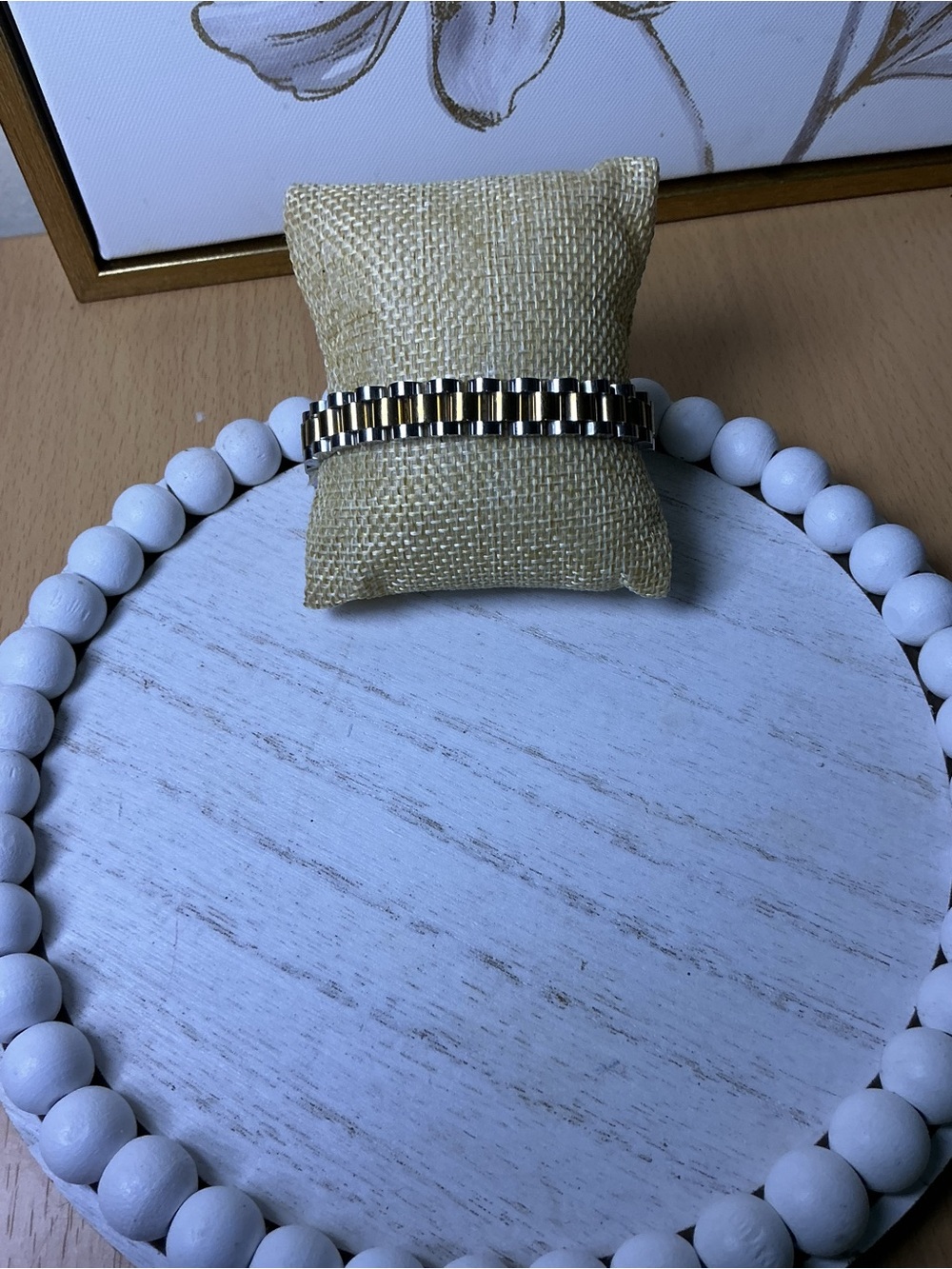 Two-Tone Stainless Steel Bracelet